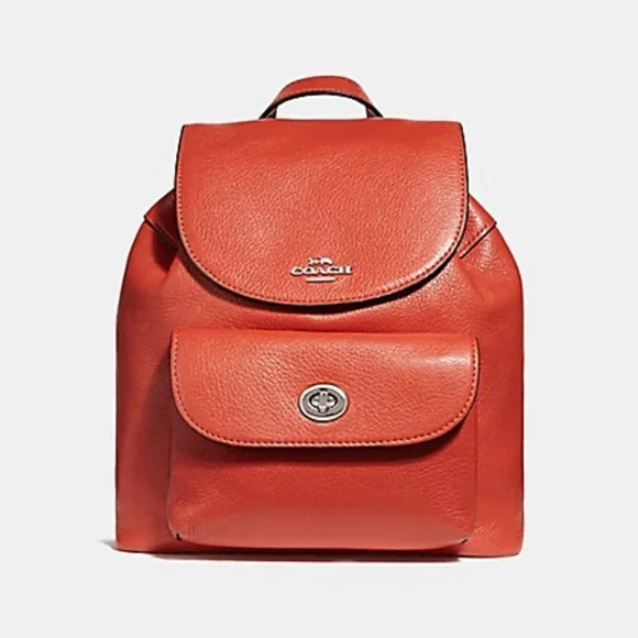 Coach red leather Billie backpack Coach Red Leather Mini Billie Backpack Coach | TLC main image 2